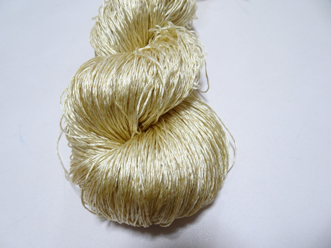 Japanese Vintage High Class Rare Silk Thread Mixture of Gold embroidery 14649