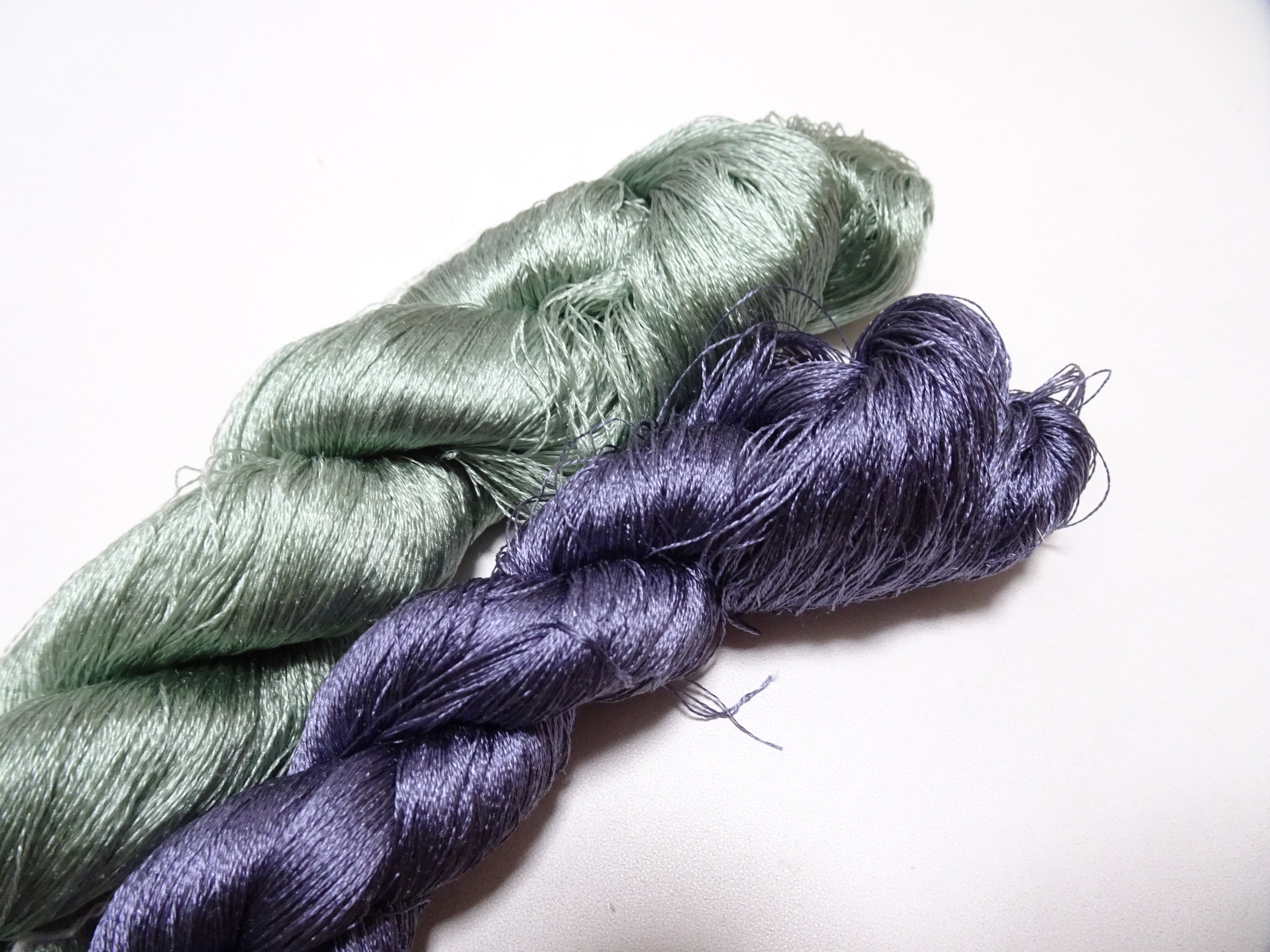 Japanese Vintage Twisted Silk Thread 2sets Embroidery 17243