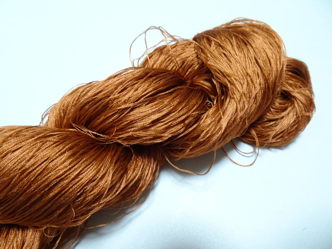 Japanese Vintage 6 Loose-Twist Silk Threads 19361