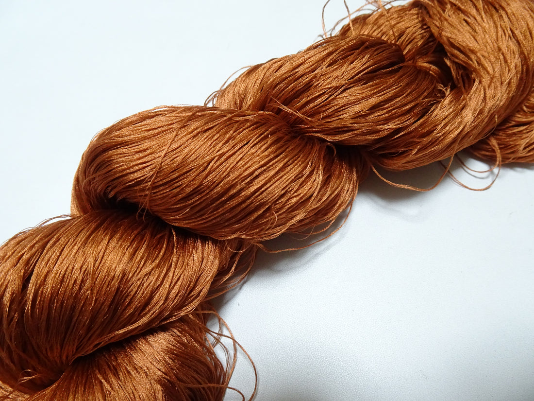 Japanese Vintage 6 Loose-Twist Silk Threads 19361
