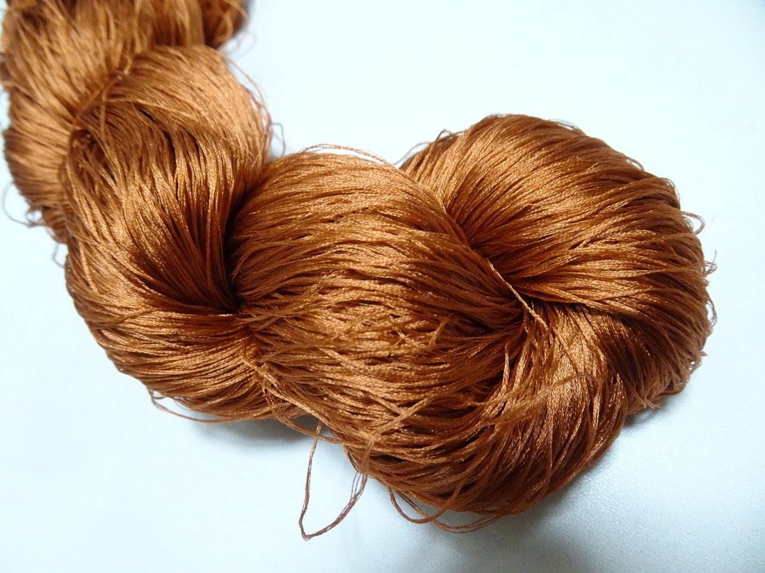 Japanese Vintage 6 Loose-Twist Silk Threads 19361