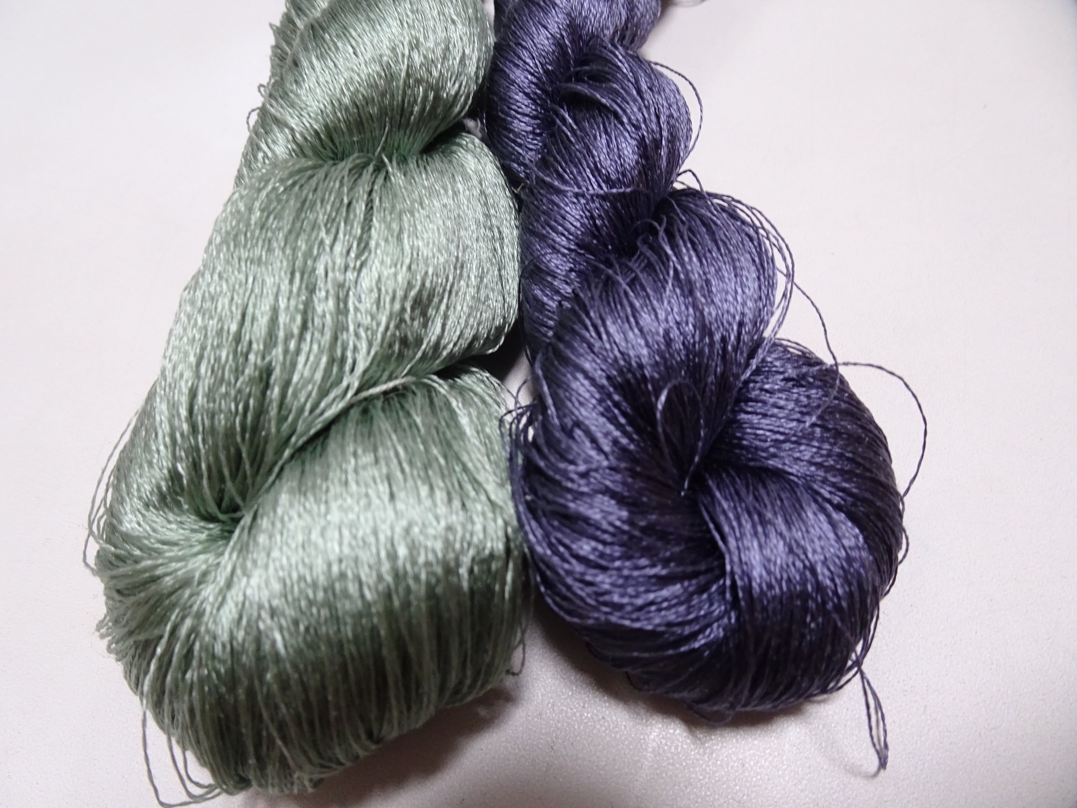 Japanese Vintage Twisted Silk Thread 2sets Embroidery 17243