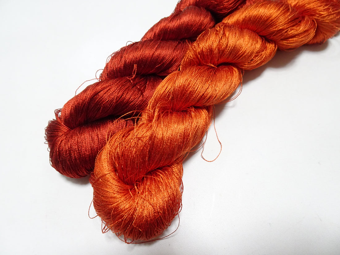 Japanese Vintage Twisted Silk Thread 2sets Embroidery 17387