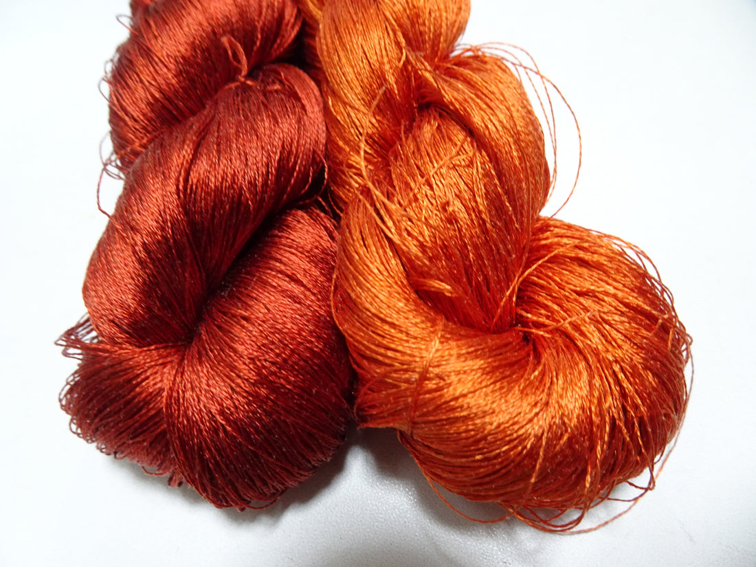Japanese Vintage Twisted Silk Thread 2sets Embroidery 17387