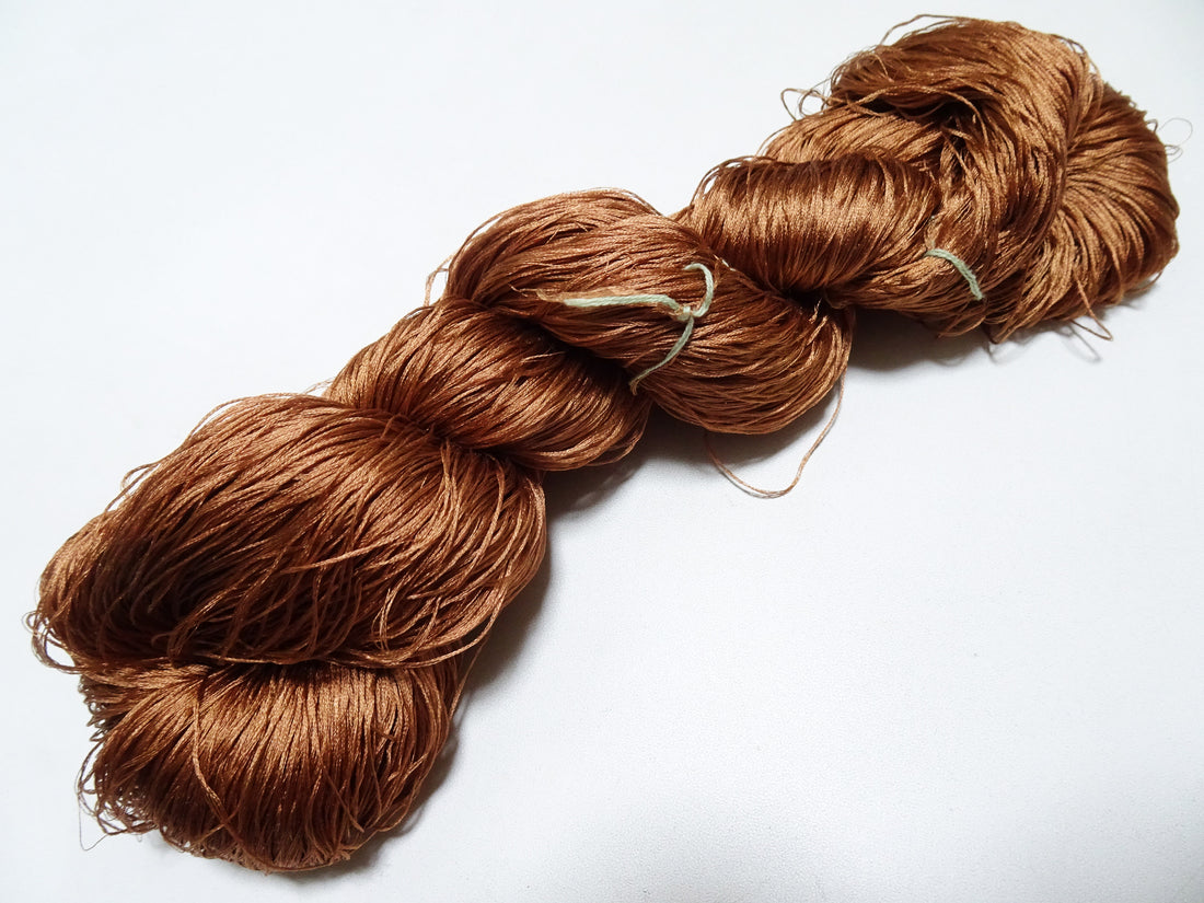 Japanese Vintage 6 Loose-Twist Silk Threads 19363