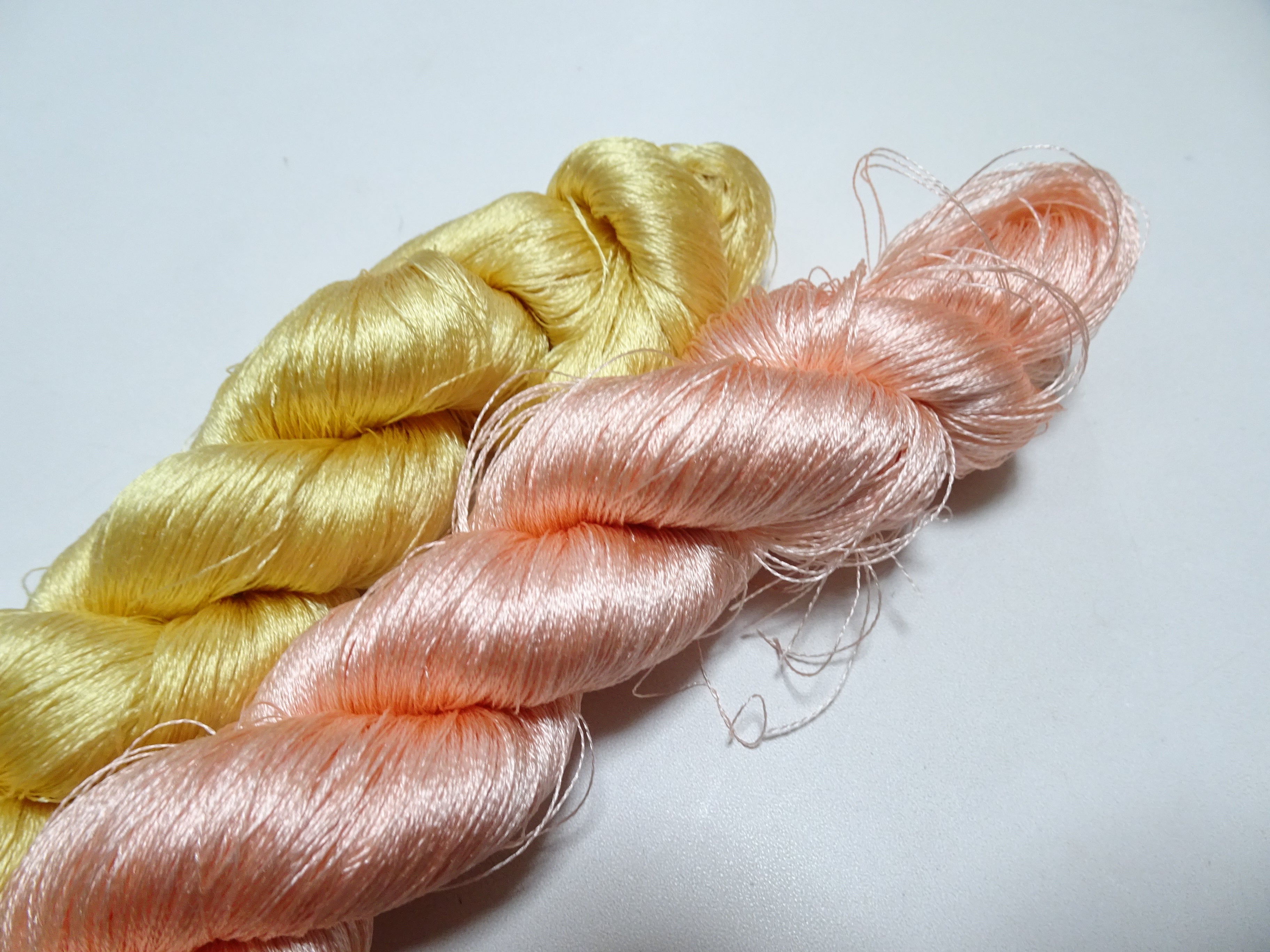 Japanese Vintage Twisted Silk Thread 2sets Embroidery 17388