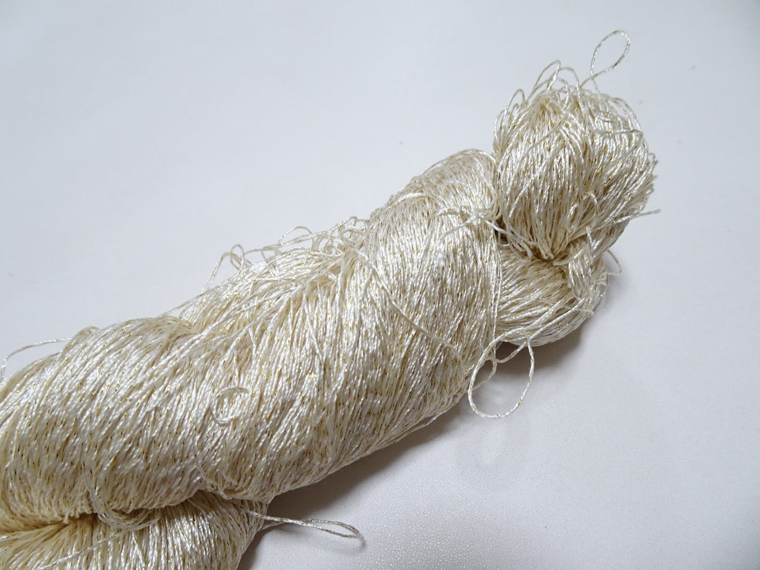 Japanese Vintage High Class Rare Silk Thread Mixture of Gold embroidery 14653