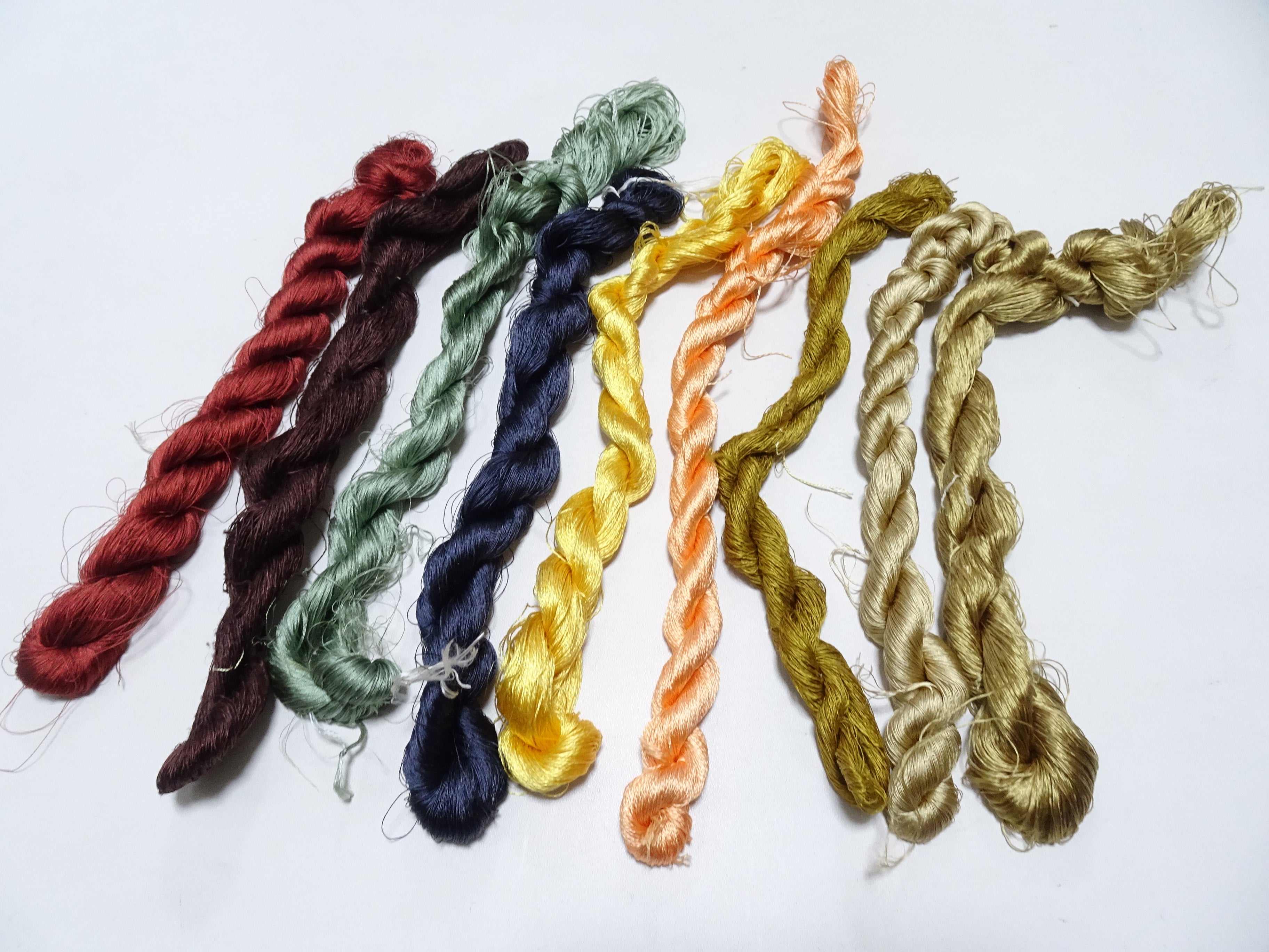 Japanese Vintage Silk Thread 9sets Embroidery 19536