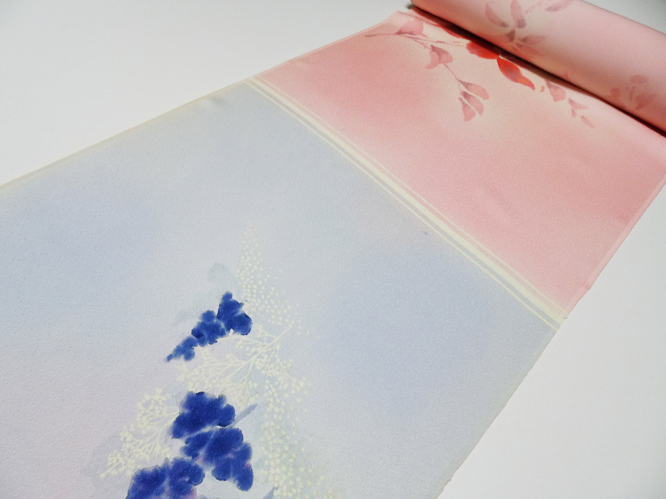 Japanese Vintage Rare Showa-Era Dyed Sample Fabric Bolt 14009