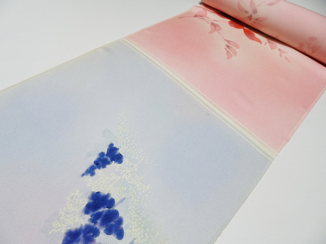 Japanese Vintage Rare Showa-Era Dyed Sample Fabric Bolt 14009