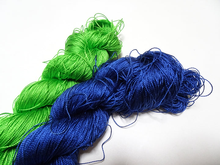 Japanese Vintage Strong Twisted Silk Thread 2sets Embroidery & Weaving 16148