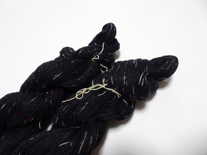 Japanese Vintage Super Rare Mud Dyeing Kasuri loose Twisted Silk Thread 2sets Embroidery & weave 13627