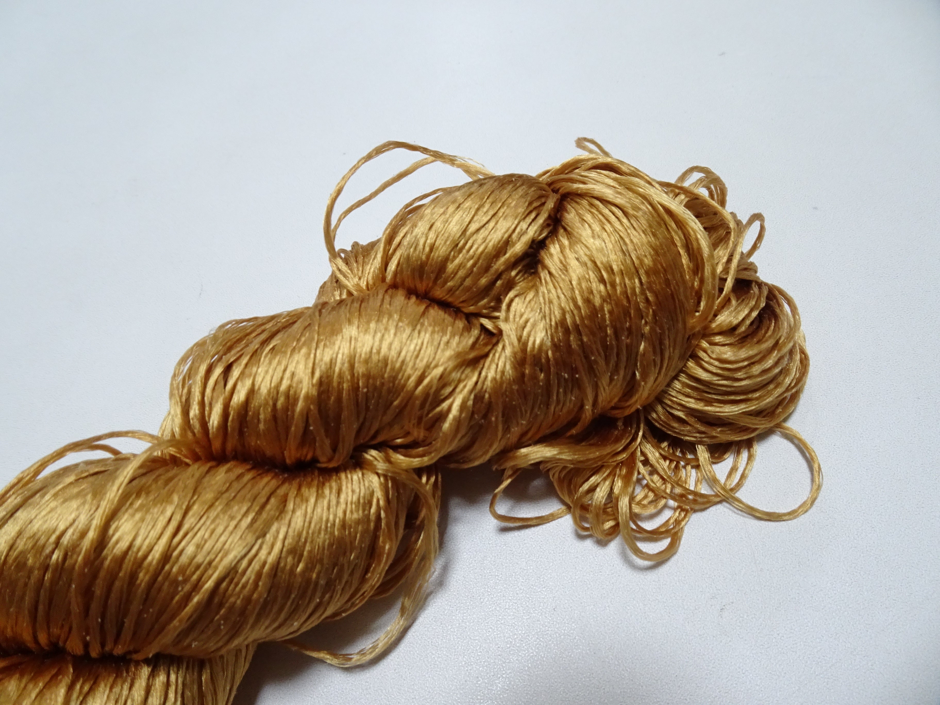 Japanese Vintage Loose Twisted Silk Thread Embroidery 18240