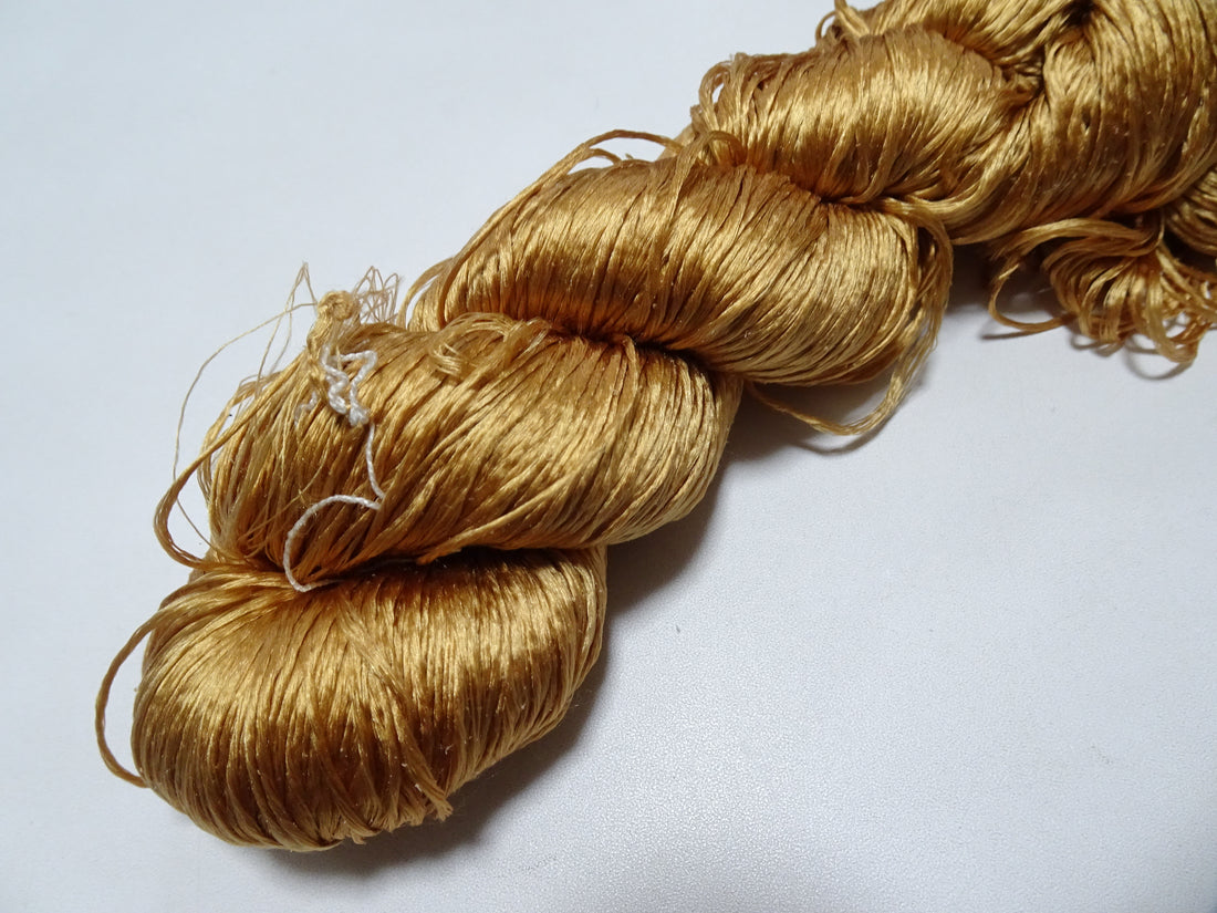 Japanese Vintage Loose Twisted Silk Thread Embroidery 18240
