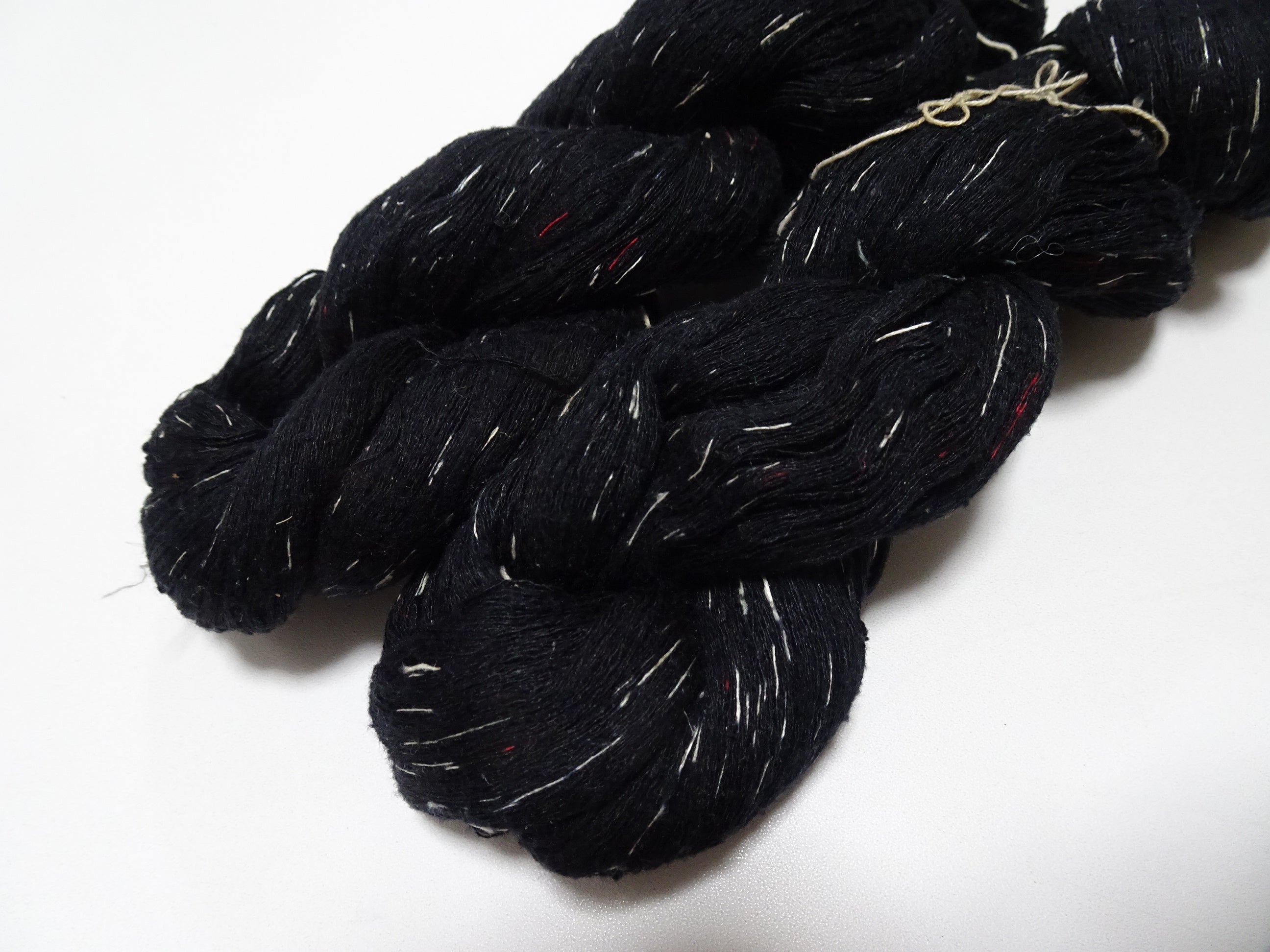 Japanese Vintage Super Rare Mud Dyeing Kasuri loose Twisted Silk Thread 2sets Embroidery & weave 13627