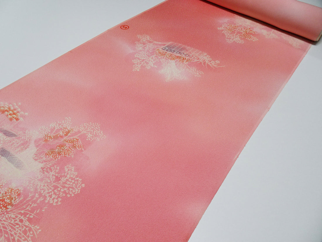 Japanese Vintage Rare Showa-Era Dyed Sample Fabric Bolt 14009