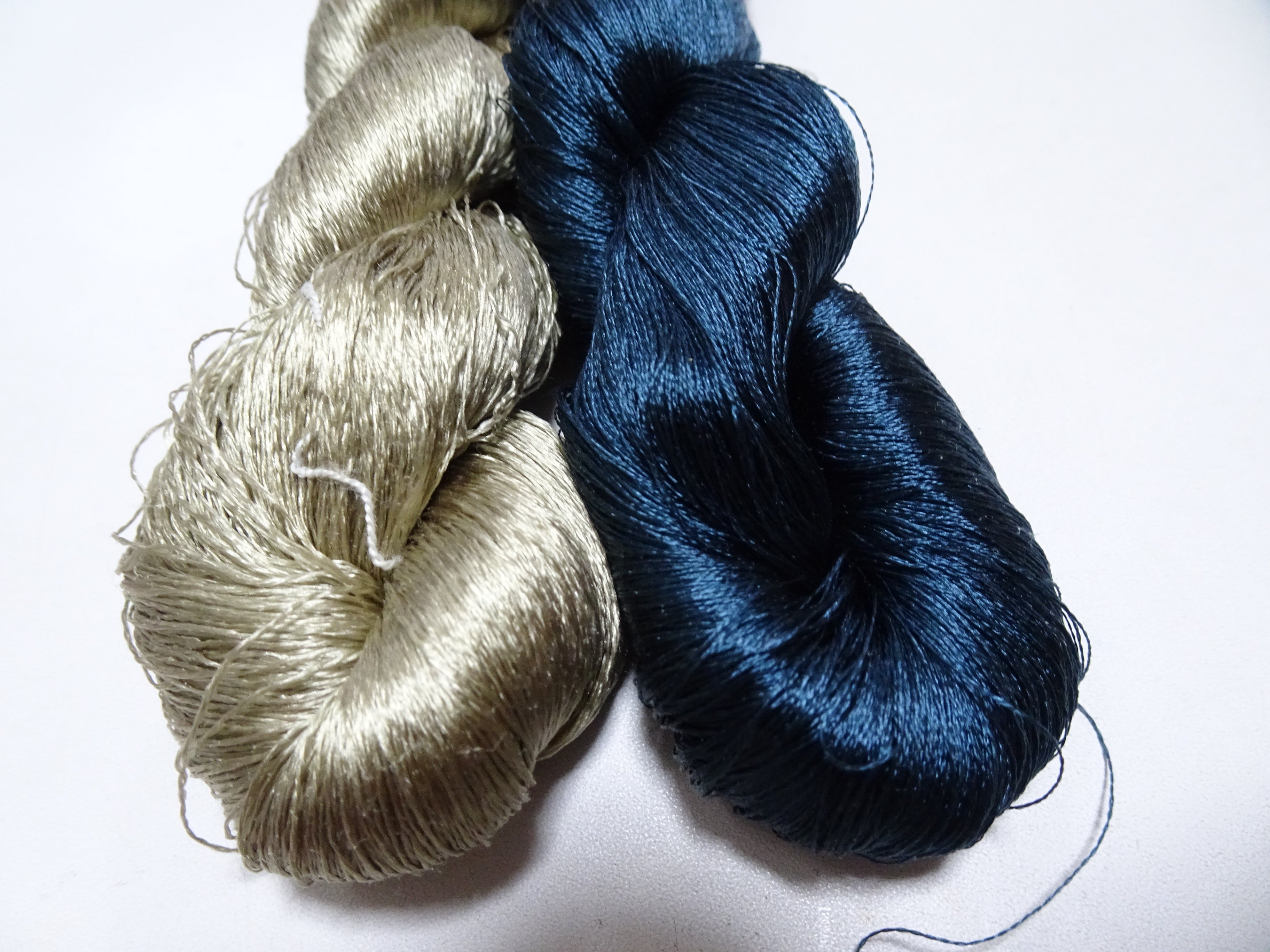 Japanese Vintage Twisted Silk Thread 2sets Embroidery 17390