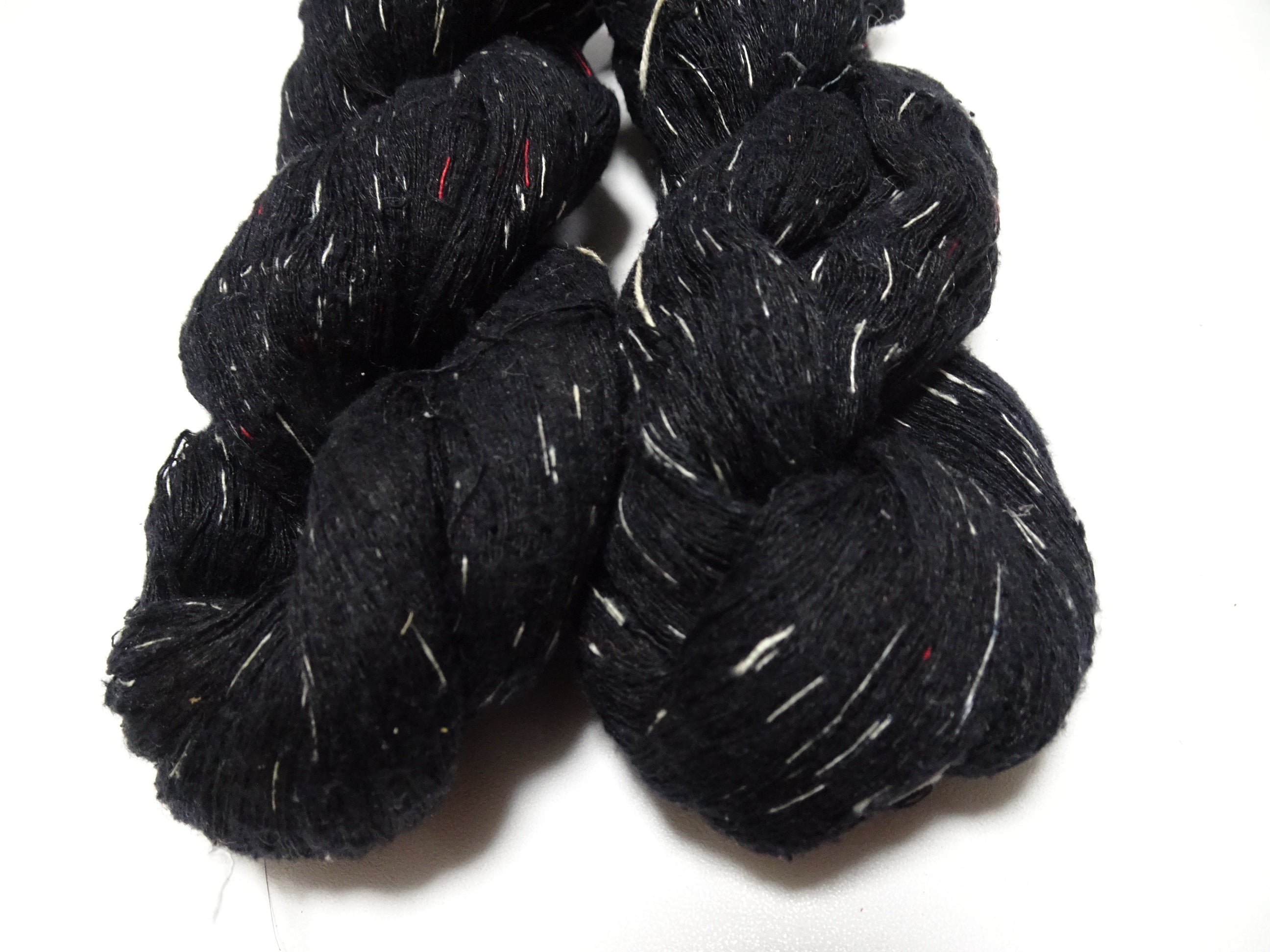 Japanese Vintage Super Rare Mud Dyeing Kasuri loose Twisted Silk Thread 2sets Embroidery & weave 13627