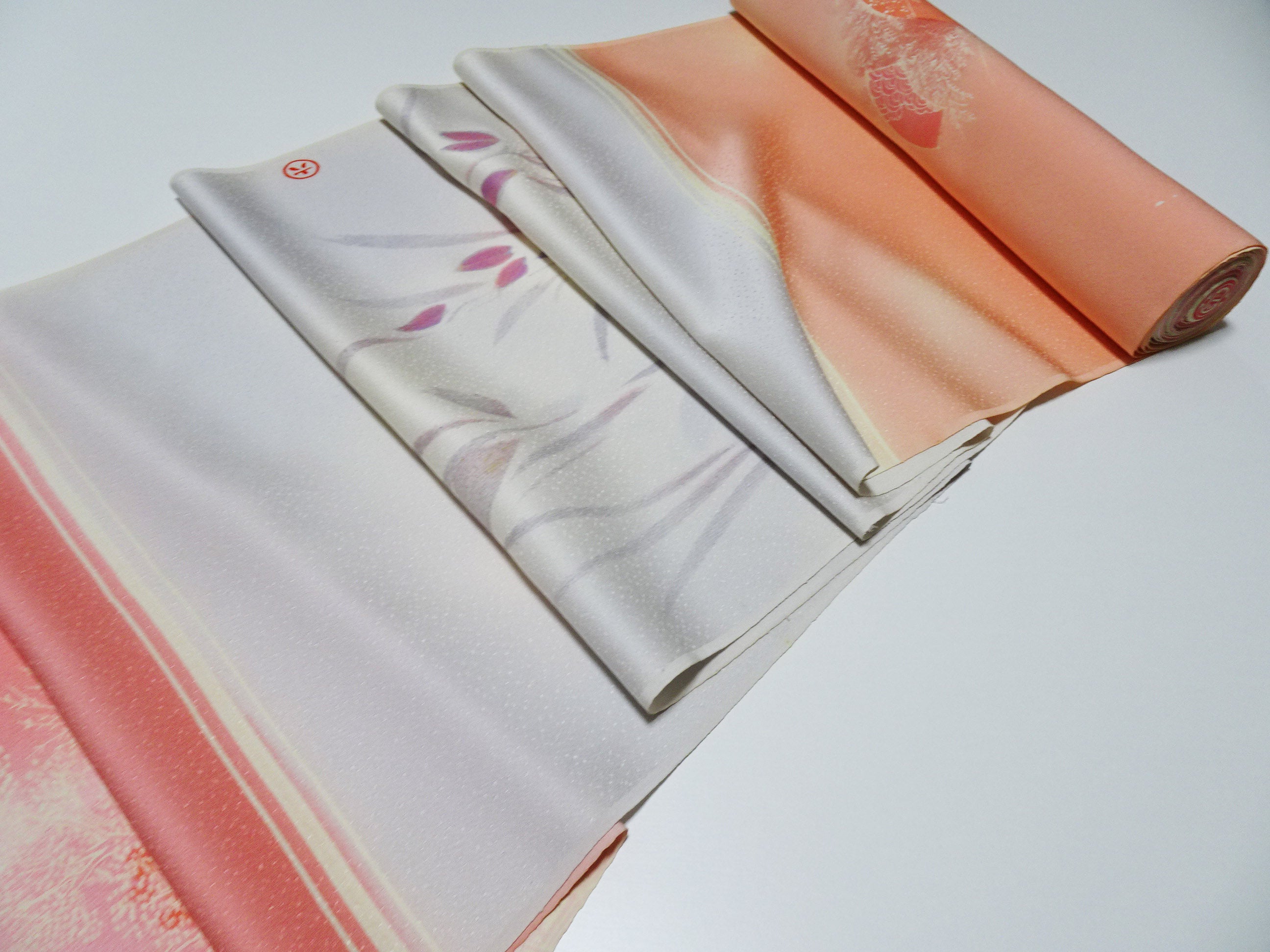 Japanese Vintage Rare Showa-Era Dyed Sample Fabric Bolt 14009