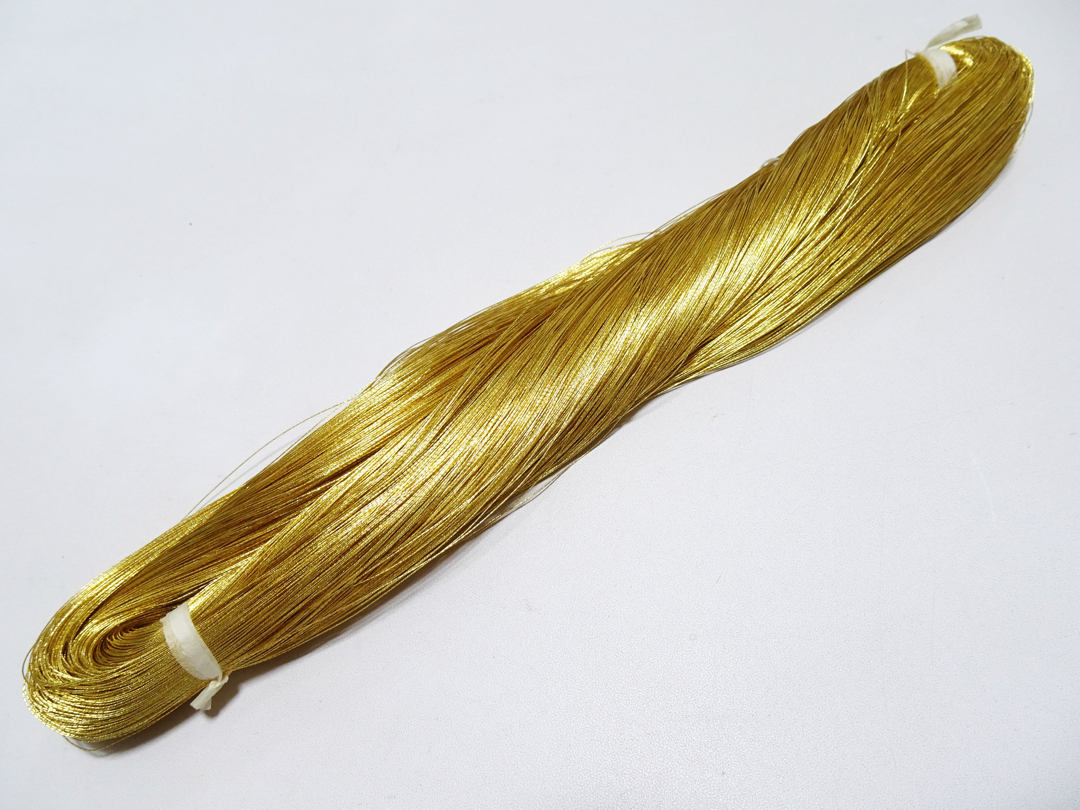 Special price!! Japanese Vintage Rare Superb 24K Gold Leaf Thread 1000M Embroidery 2  0.24mm