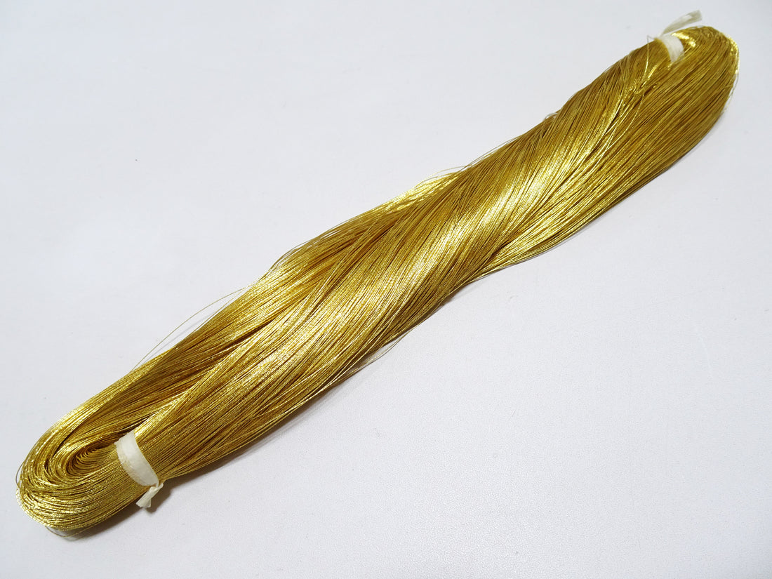 Special price!! Japanese Vintage Rare Superb 24K Gold Leaf Thread 1000M Embroidery 2  0.24mm