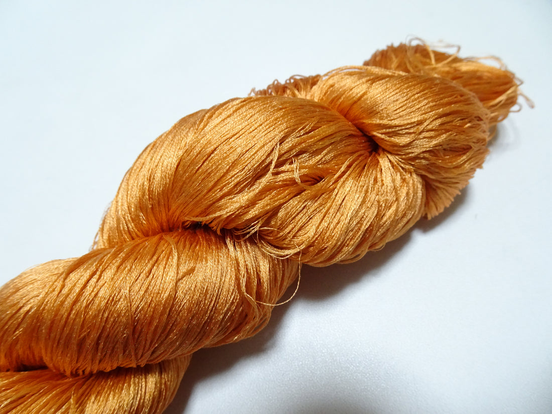 Japanese Vintage 6 Loose-Twist Silk Threads 19366