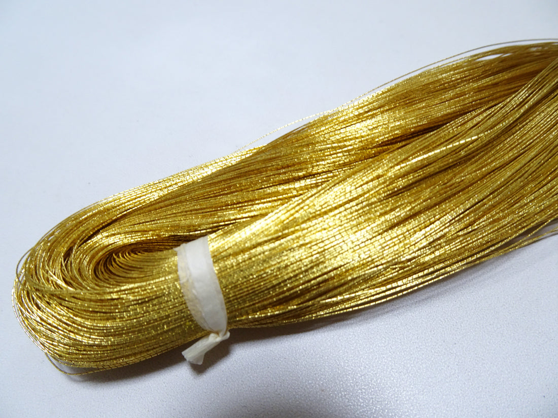 Special price!! Japanese Vintage Rare Superb 24K Gold Leaf Thread 1000M Embroidery 2  0.24mm