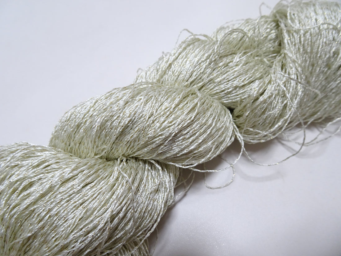 Japanese Vintage High Class Rare Silk Thread Mixture of Gold embroidery 14655