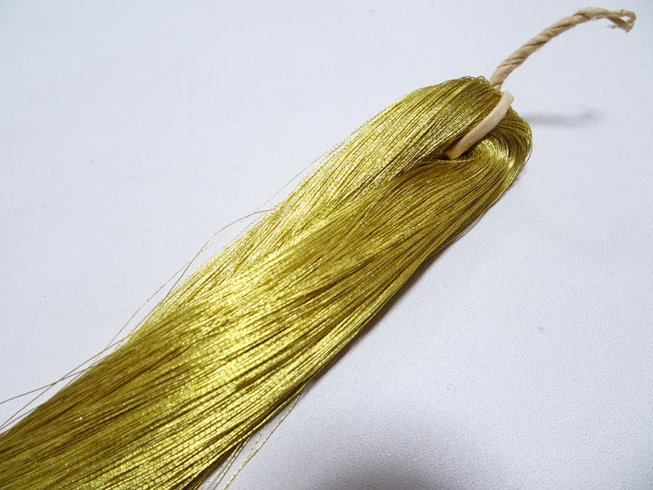 Special price!! Japanese Vintage Ultra Rare Superb 24K Gold Leaf Thread 1000M Embroidery 1 / Honkinshi Aokin  0.16mm