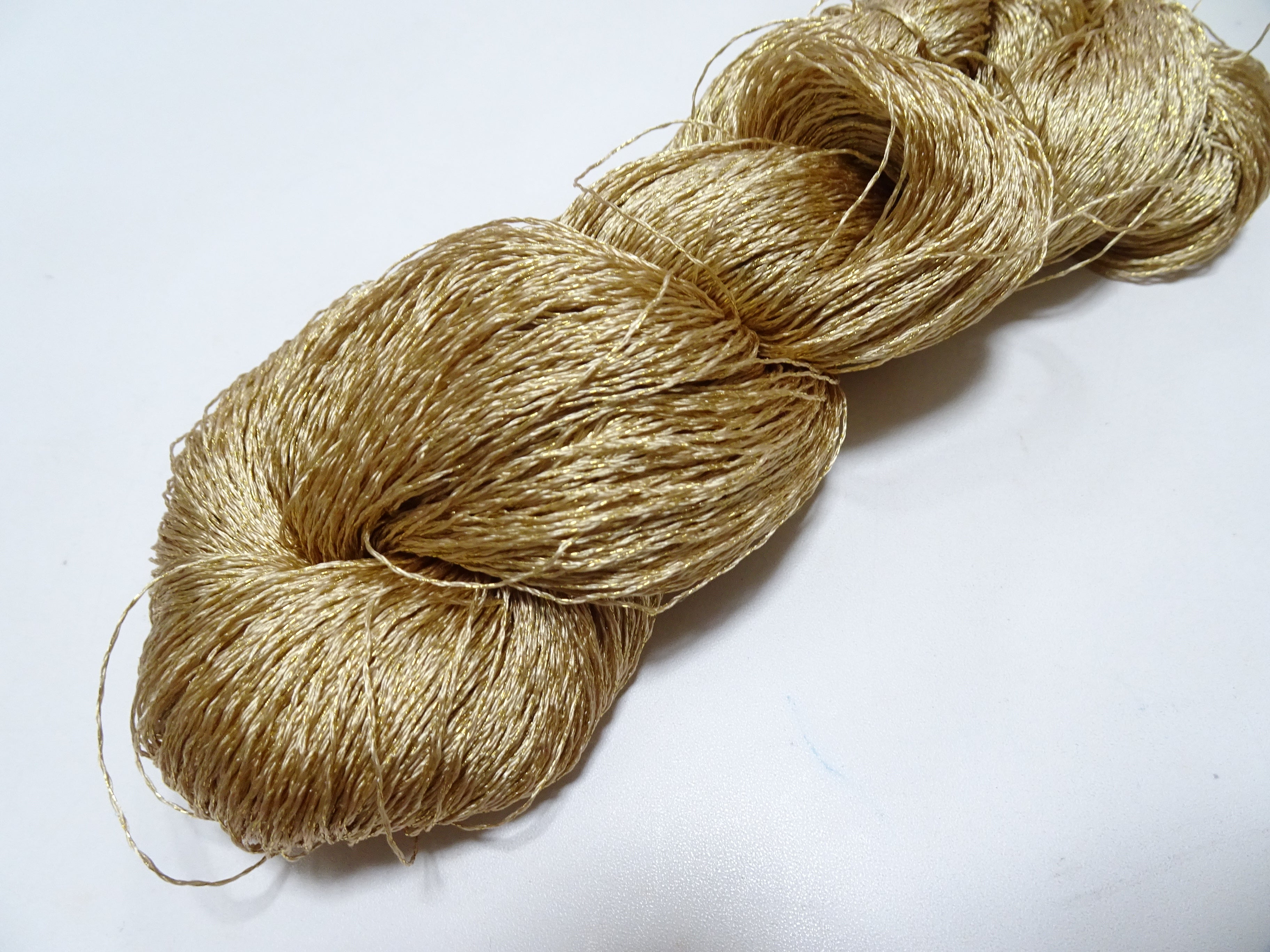 Japanese Vintage High Class Rare Silk Thread Mixture of Gold embroidery 14656