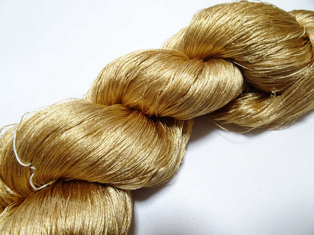Japanese Vintage Silk Twisted Thread Embroidery 19833