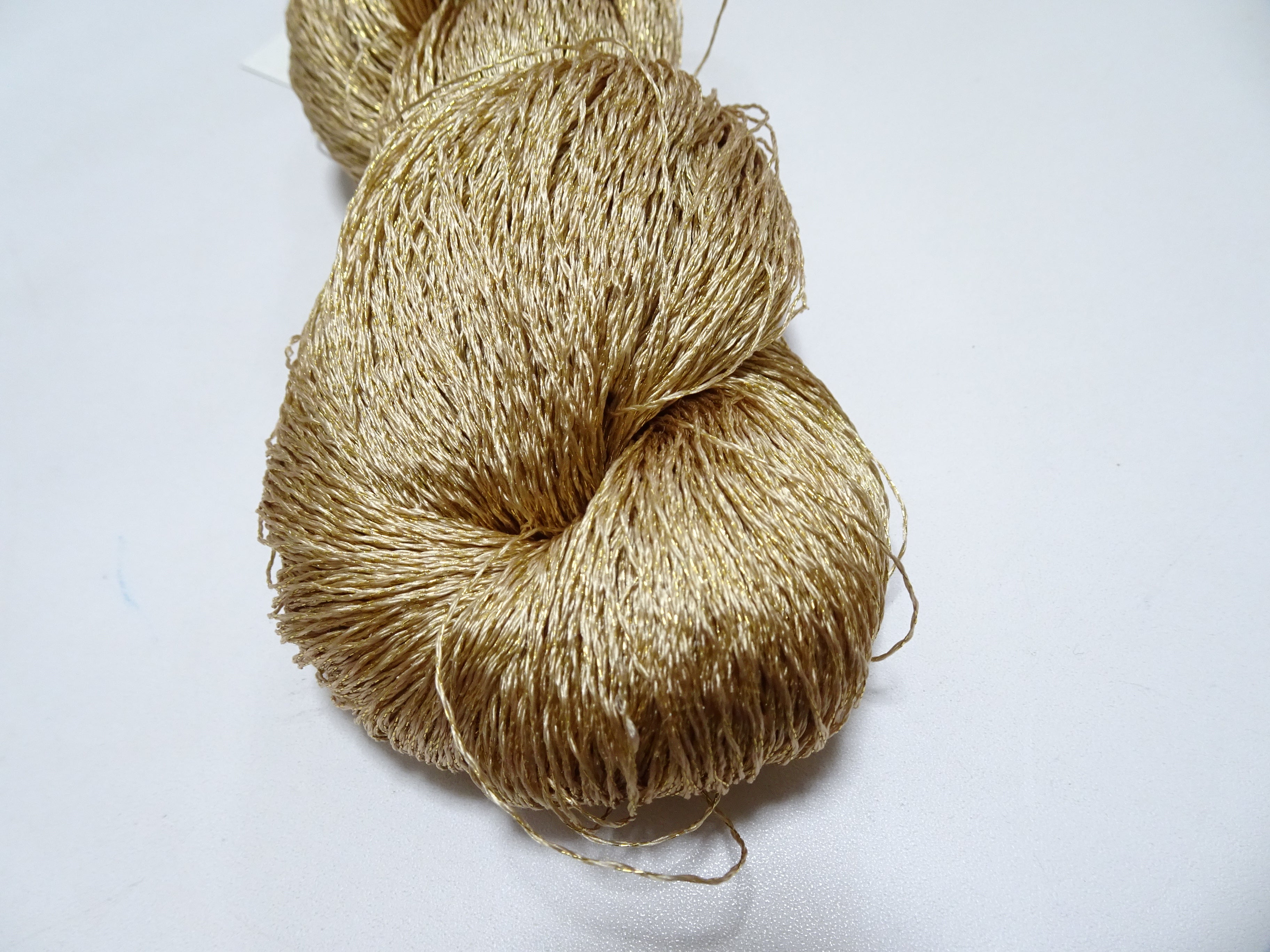 Japanese Vintage High Class Rare Silk Thread Mixture of Gold embroidery 14656