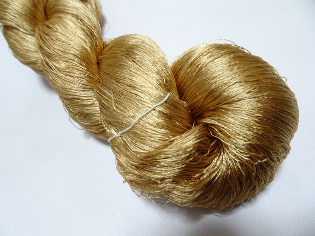 Japanese Vintage Silk Twisted Thread Embroidery 19833