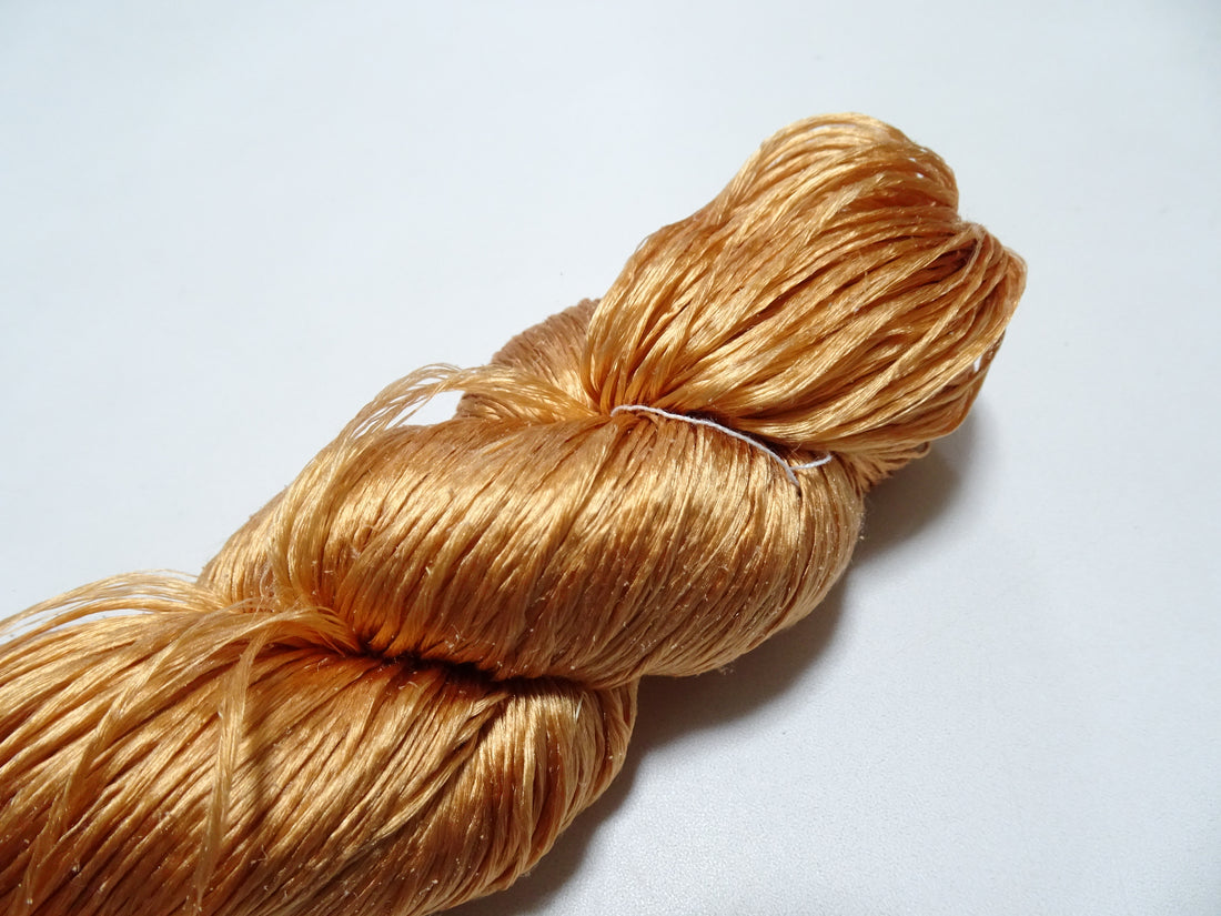 Japanese Vintage Loose Twisted Silk Thread Embroidery 18243