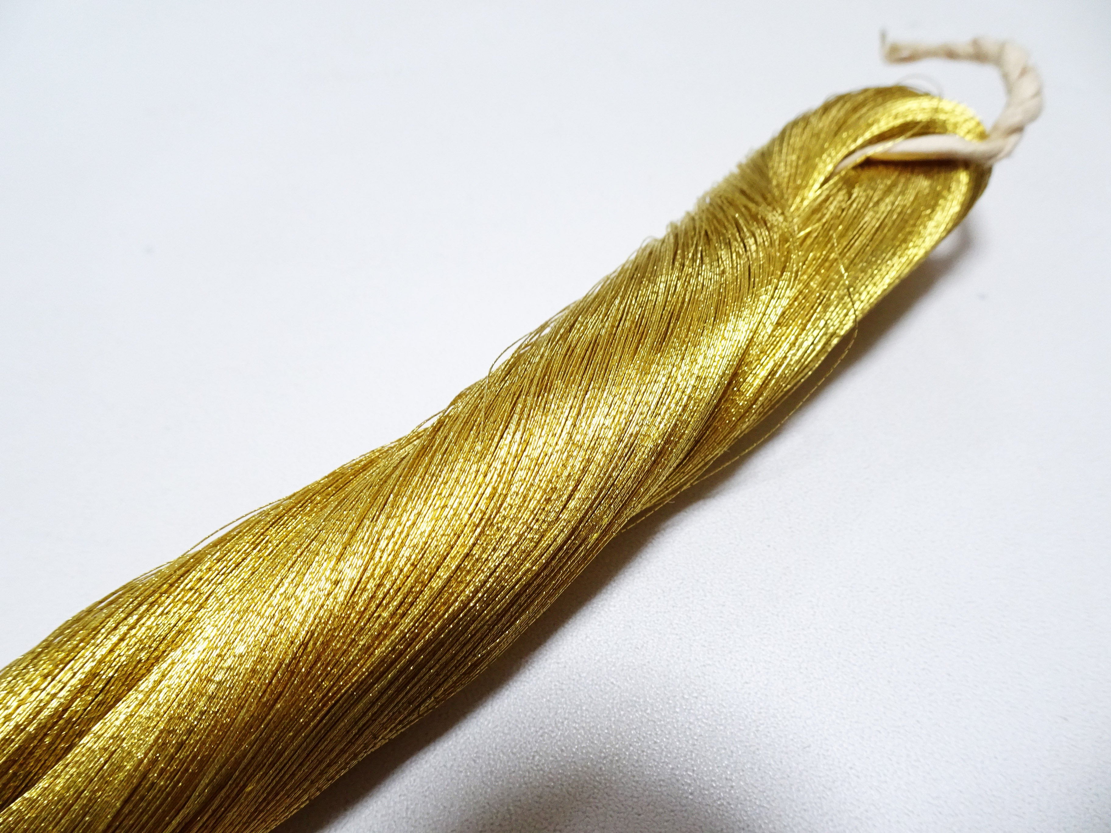 Special price!! Japanese Vintage Rare Superb 24K Gold Leaf Thread 1000M Embroidery 1  0.16mm