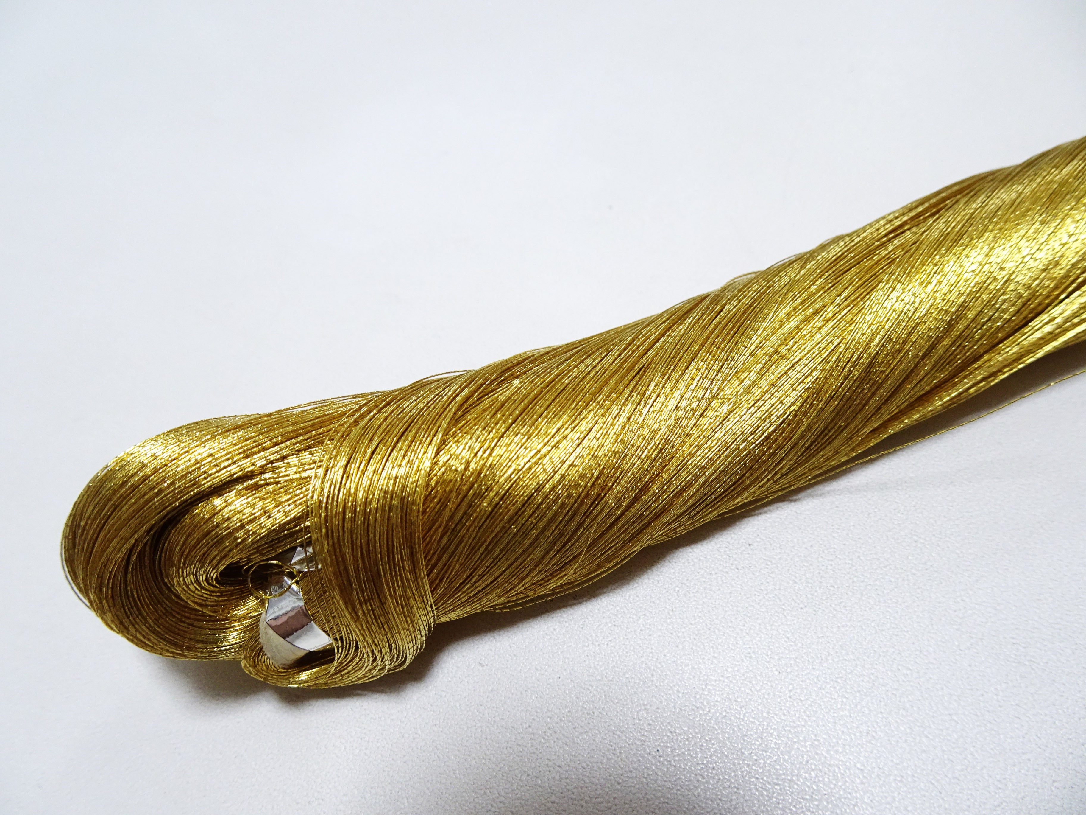 Special price!! Japanese Vintage Rare Superb 24K Gold Leaf Thread 1000M Embroidery 1  0.16mm