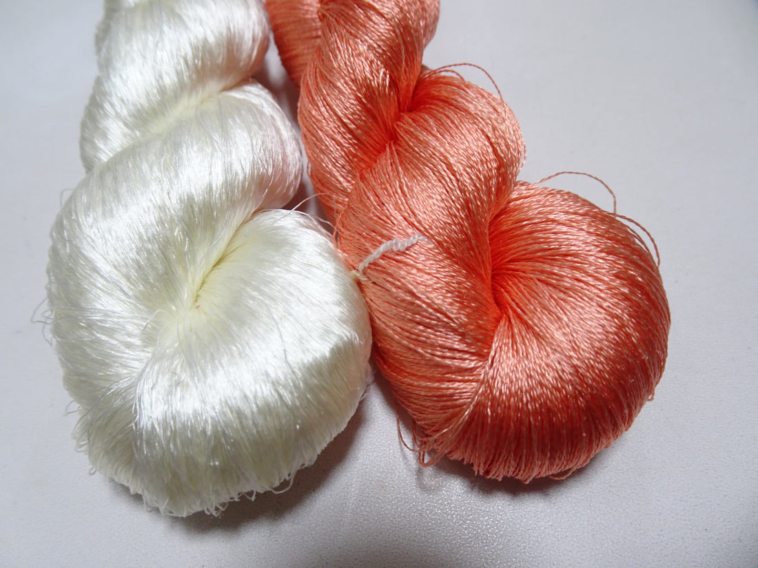 Japanese Vintage Twisted Silk Thread 2sets Embroidery 17393