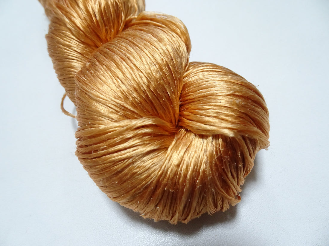 Japanese Vintage Loose Twisted Silk Thread Embroidery 18243