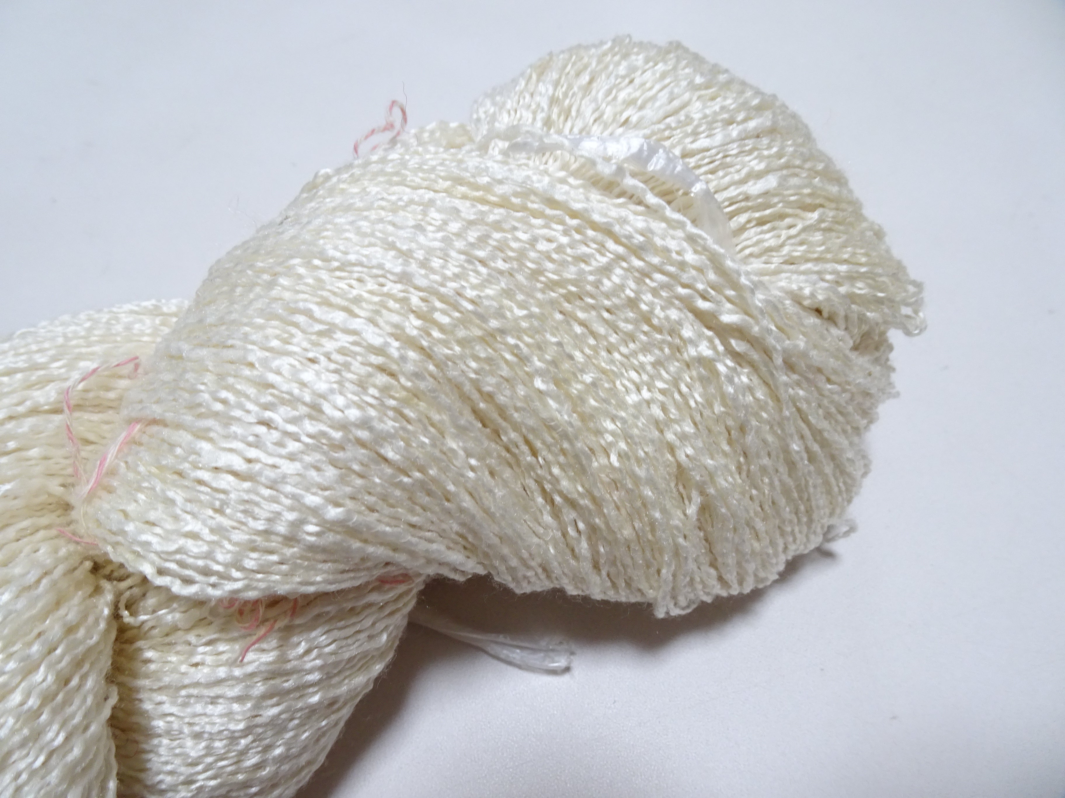 Japanese Vintage Tsumugi Silk Thread Embroidery & Weaving 17663