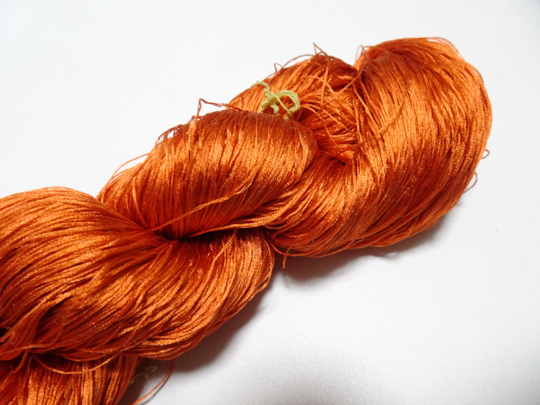 Japanese Vintage 6 Loose-Twist Silk Threads 19369
