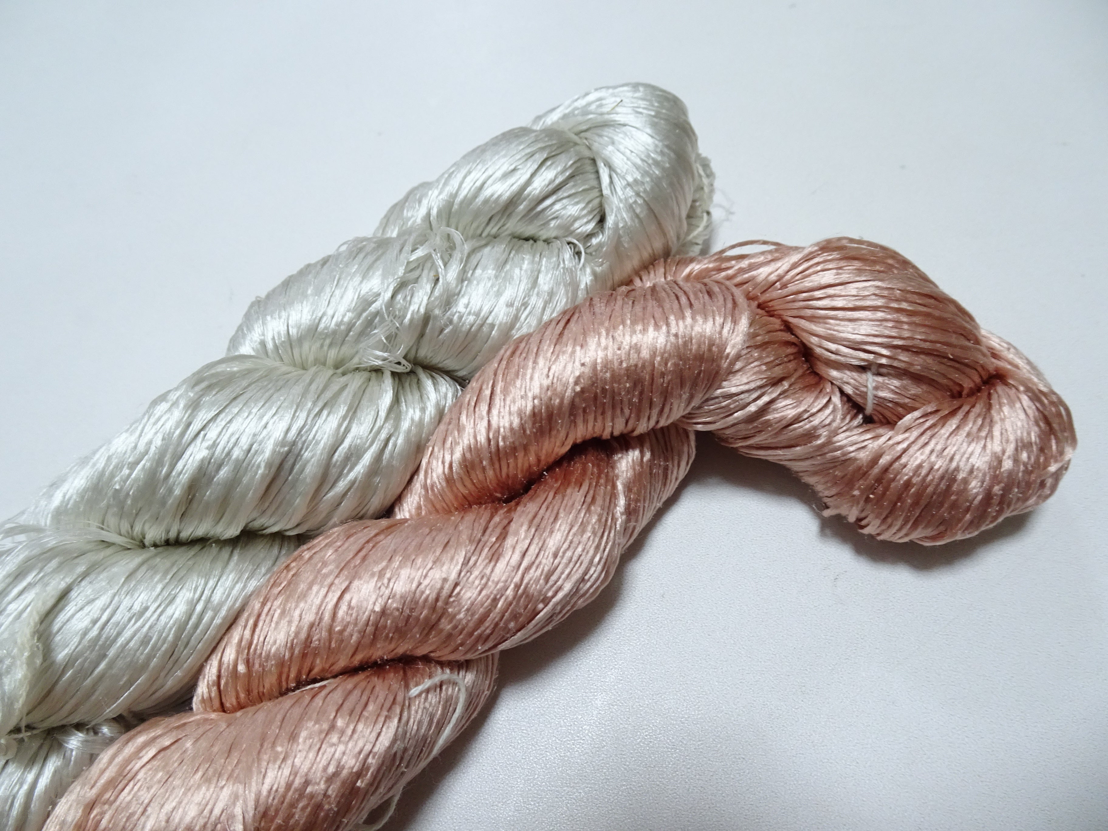 Japanese Vintage Loose Twisted Silk Thread 2sets Embroidery 18244