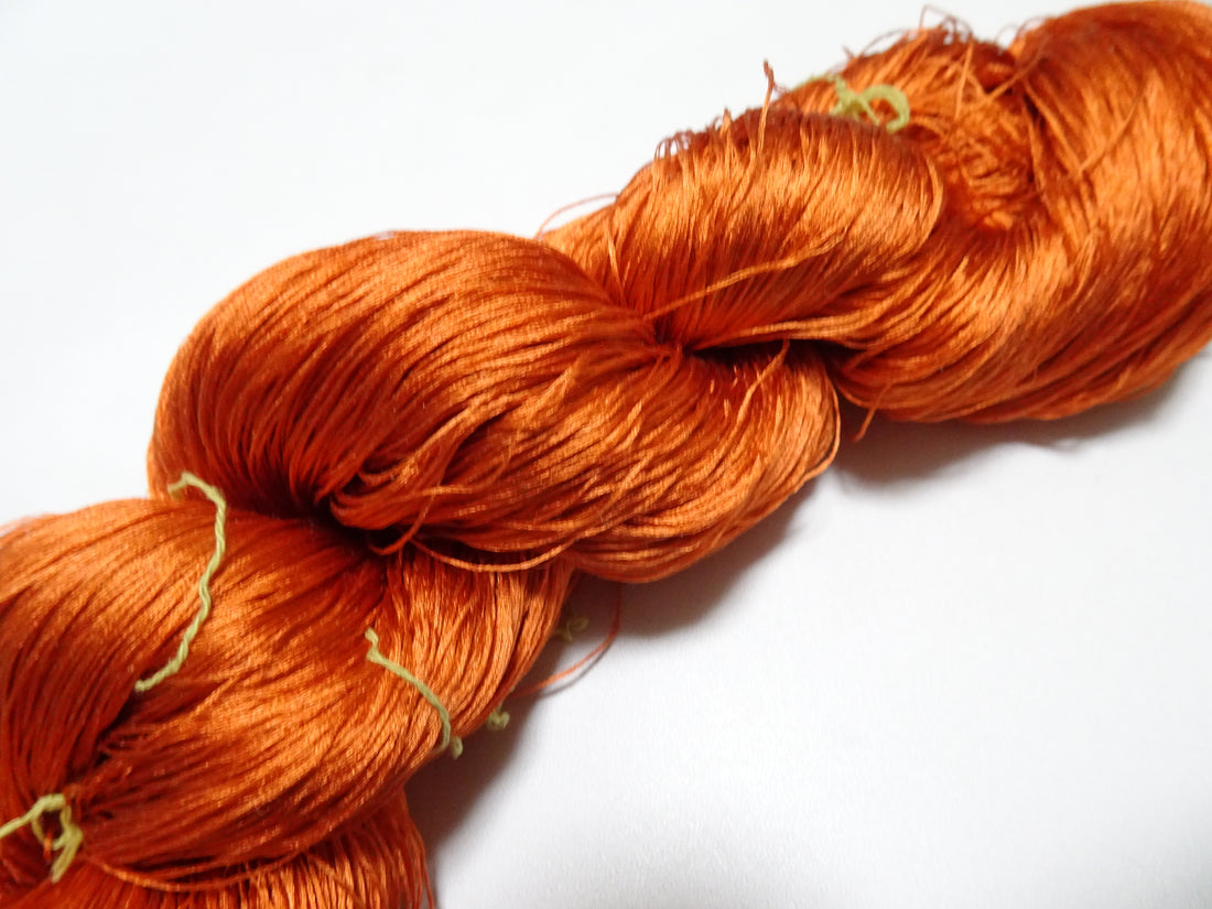Japanese Vintage 6 Loose-Twist Silk Threads 19369