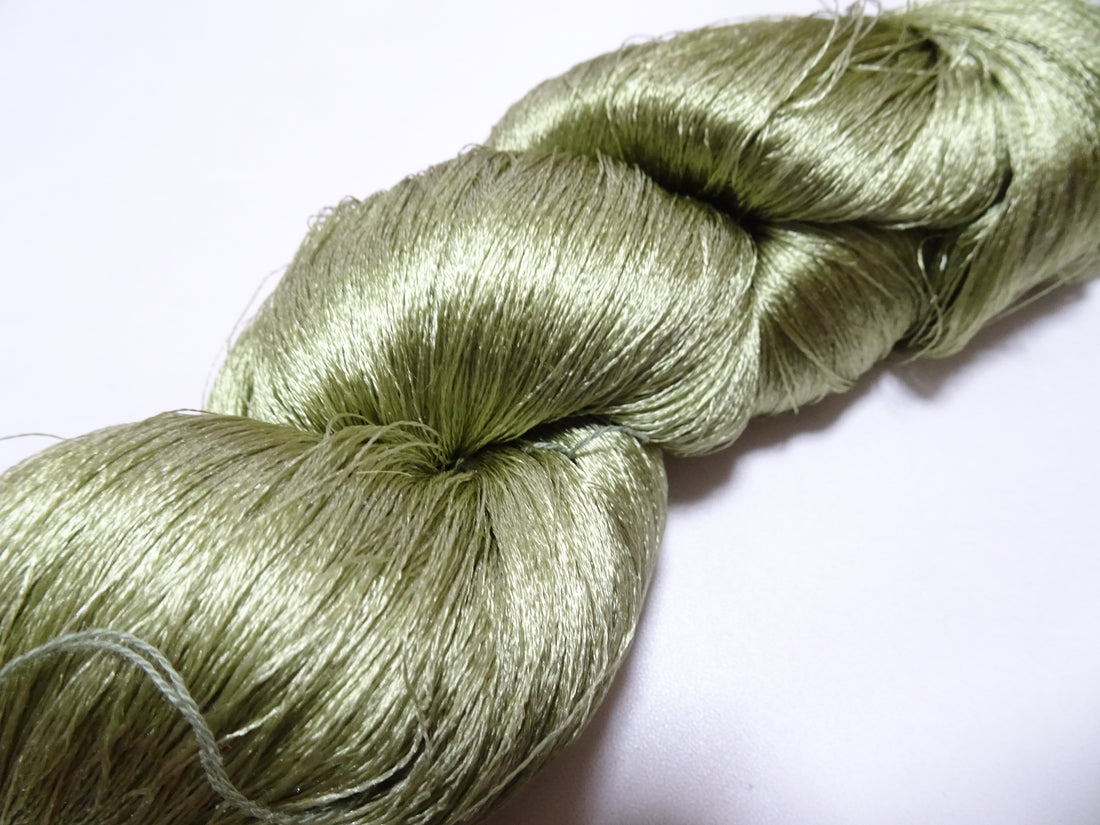 Japanese Vintage Silk Twisted Thread Embroidery 19835