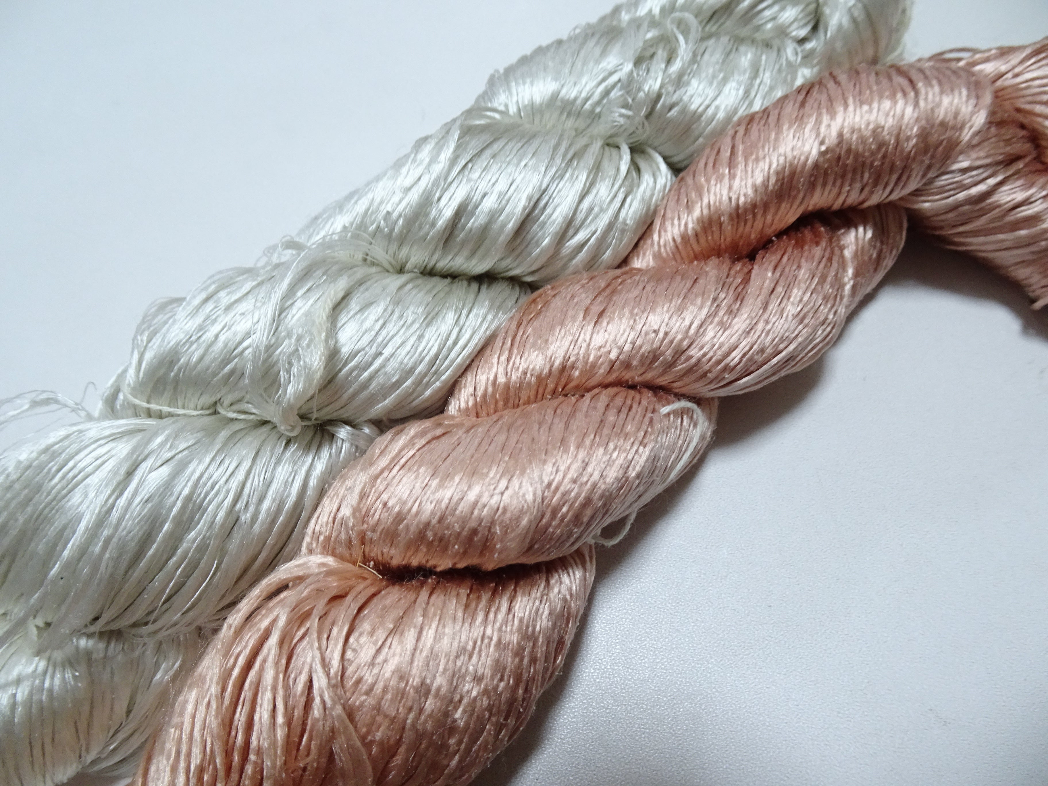 Japanese Vintage Loose Twisted Silk Thread 2sets Embroidery 18244