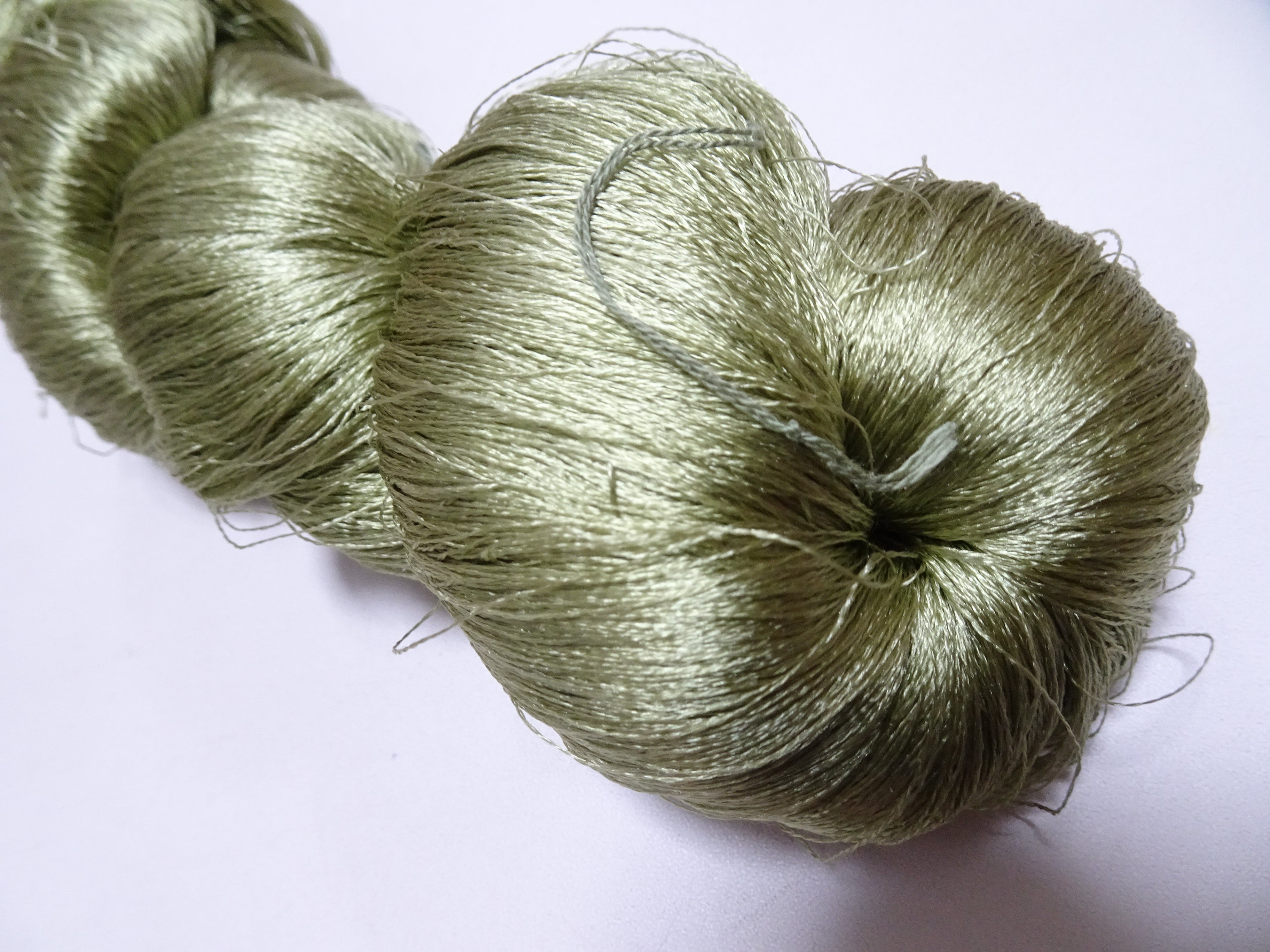 Japanese Vintage Silk Twisted Thread Embroidery 19835