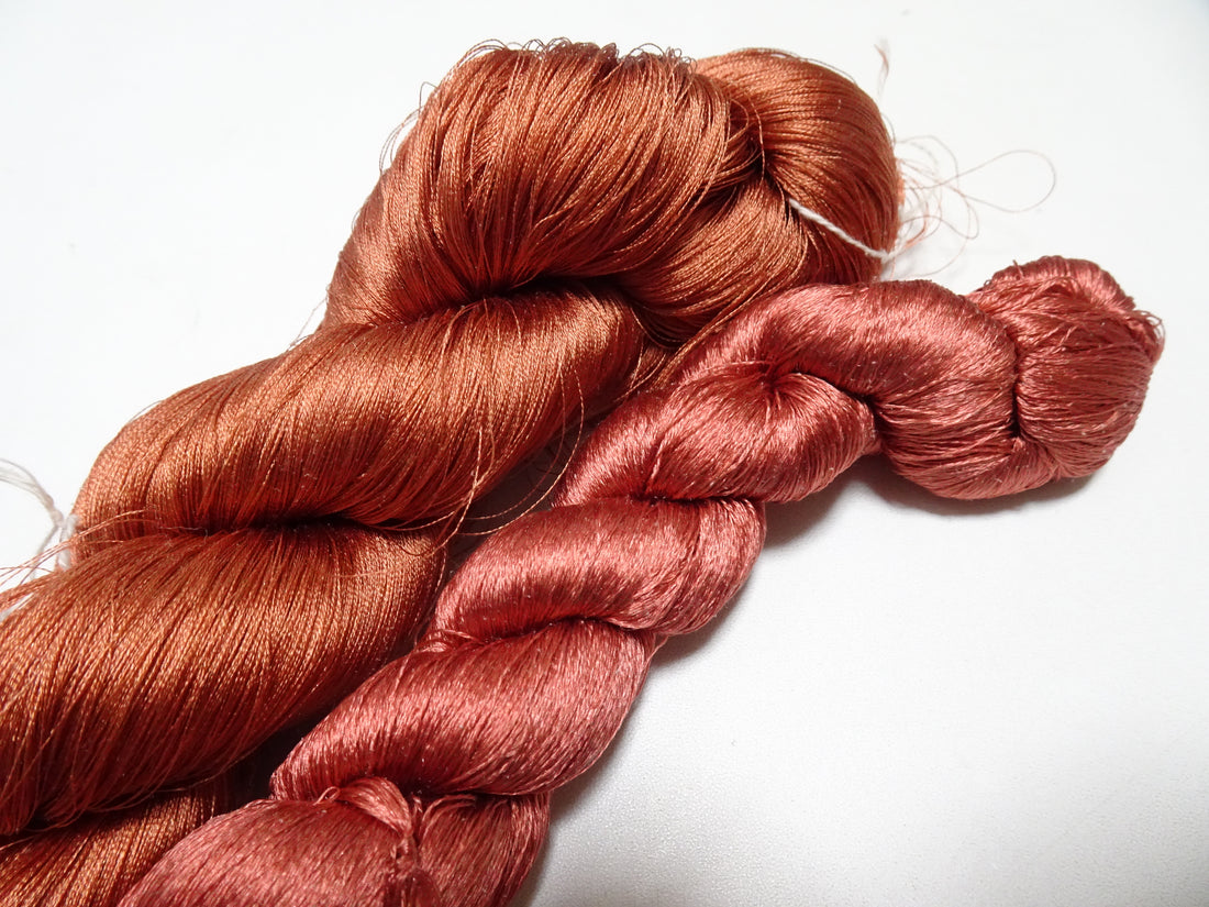 Japanese Vintage Twisted Silk Thread 2sets Embroidery 17395
