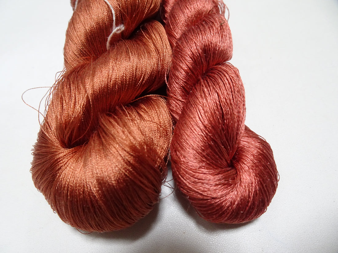 Japanese Vintage Twisted Silk Thread 2sets Embroidery 17395