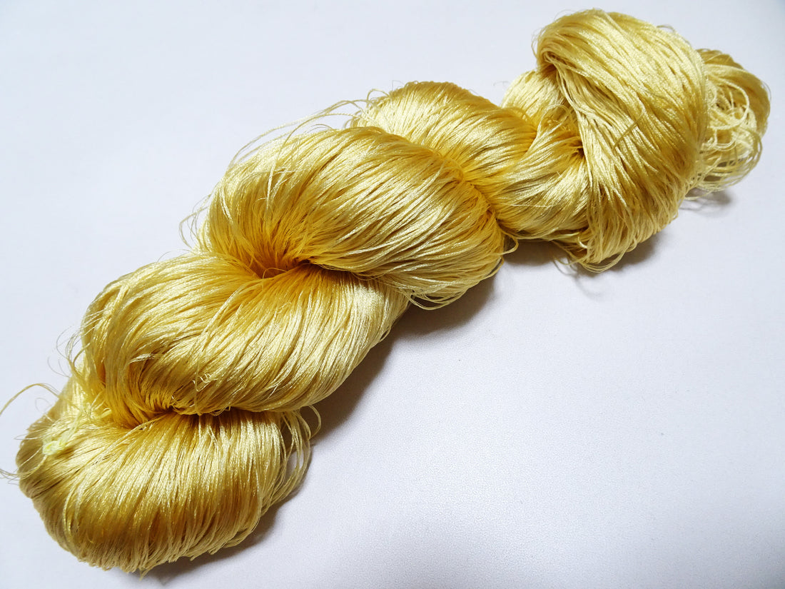 Japanese Vintage 6 Loose-Twist Silk Threads 19371