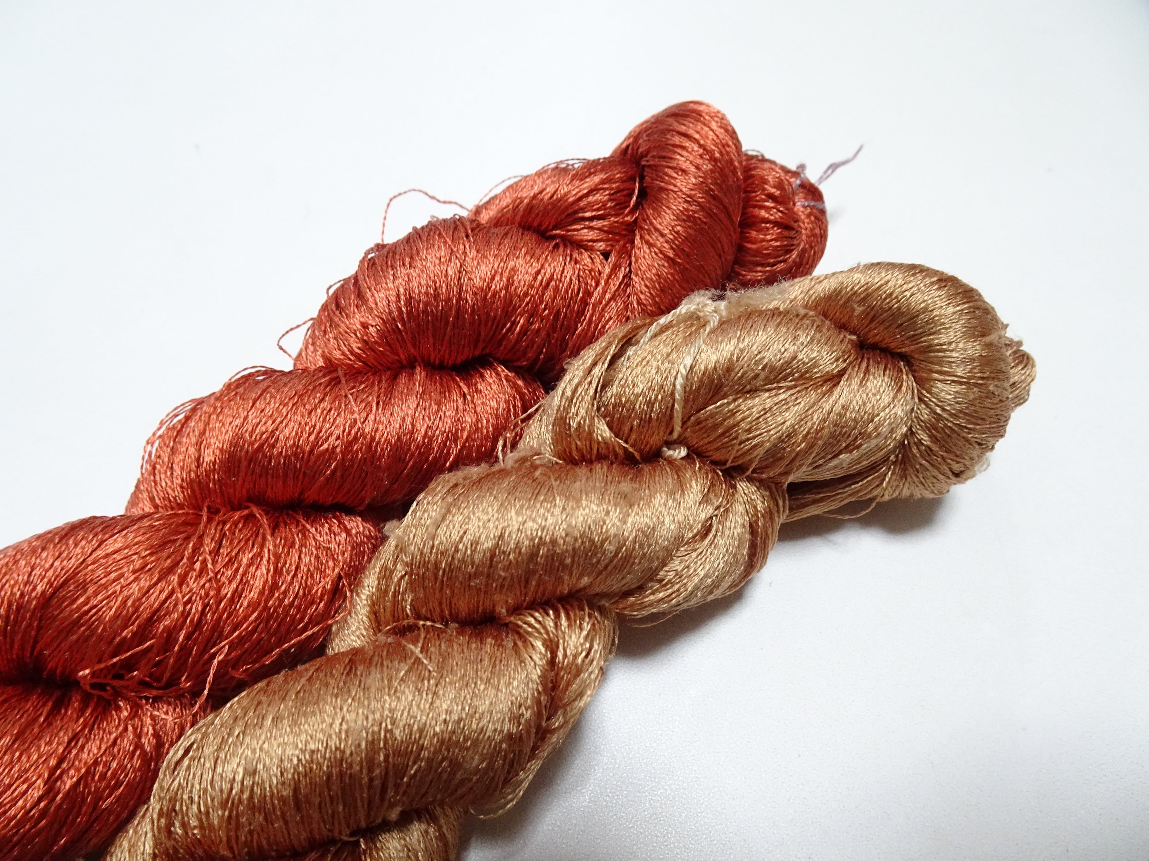 Japanese Vintage Twisted Silk Thread 2sets Embroidery 17397