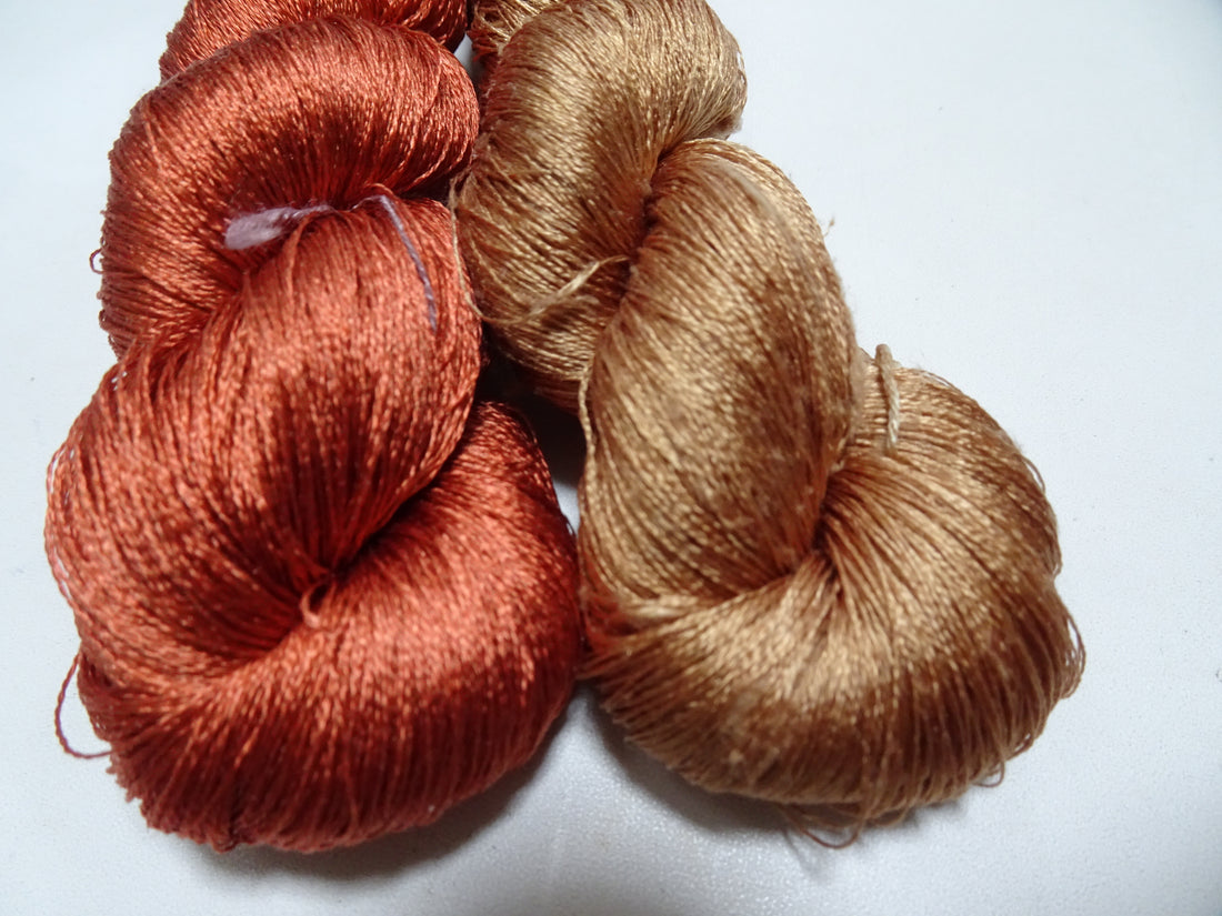 Japanese Vintage Twisted Silk Thread 2sets Embroidery 17397
